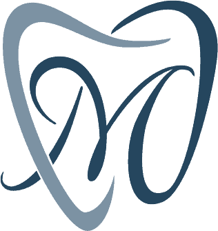M Curved Tooth Blue Icon-2
